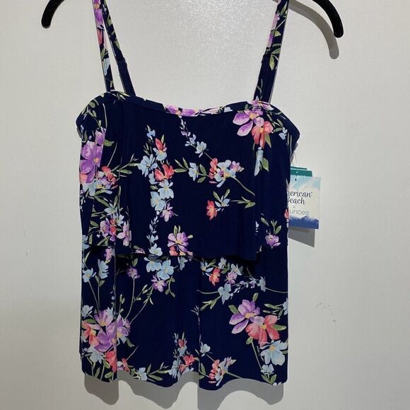 Maurices Women's Multicolor Floral Spaghetti Strap Tankini Size Small NWT - Picture 1 of 11